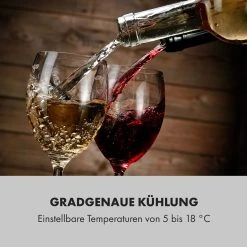 Klarstein Shiraz 12 Slim Uno Weinkühlschrank 32l/12Fl.Touch 85 W 5-18 °C LED -KALDEWEI-Shop 8600359300 11489 prod 003
