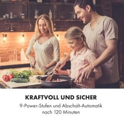 Klarstein Virtuosa EcoAdapt Induktionskochfeld 4 Zonen 7200W Glas Schwarz -KALDEWEI-Shop 8600359300 12541 prod 005