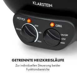Klarstein Szechuan 2-in-1 Hot Pot Und Grillplatte 5l Vol. 1350 / 600 W -KALDEWEI-Shop 8600359300 13632 prod 003