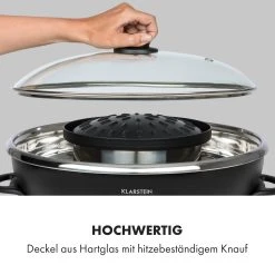 Klarstein Szechuan 2-in-1 Hot Pot Und Grillplatte 5l Vol. 1350 / 600 W -KALDEWEI-Shop 8600359300 13632 prod 006