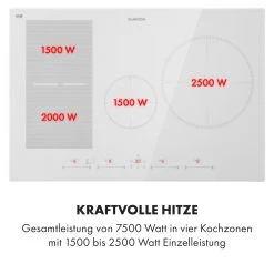 Klarstein Delicatessa 77 Hybrid Einbaukochfeld Induktion 4 Zonen 7000W -KALDEWEI-Shop 8600359300 13645 prod 004