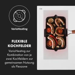 Klarstein Delicatessa 90 Hybrid Einbaukochfeld Induktion 5 Zonen 7400W -KALDEWEI-Shop 8600359300 13646 prod 003