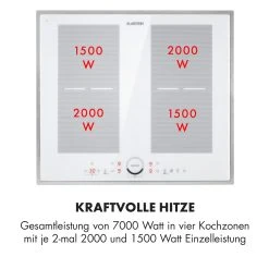 Klarstein Delicatessa 60 Prime Induktionskochfeld 4 Zonen 7000W Timer -KALDEWEI-Shop 8600359300 26557 prod 004