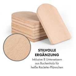 Klarstein Entrecote 2-in-1 Raclettegrill & Fondue Naturstein 1100W 8 Personen -KALDEWEI-Shop 8600359300 31225 prod 004