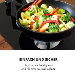 Klarstein Trifecta Domino Gaskochfeld 2-flammig Triangle-Brenner Glaskeramik -KALDEWEI-Shop 8600359300 31227 prod 005