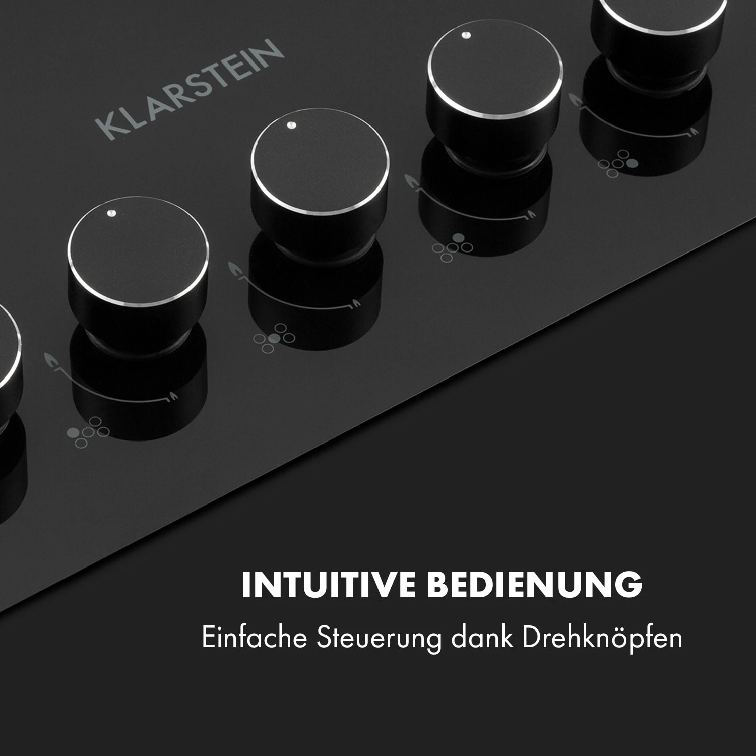 Klarstein Trifecta 5 Gaskochfeld 5-flammig Triangle-Brenner Glaskeramik 8 Klarstein Trifecta 5 Gaskochfeld 5-flammig Triangle-Brenner Glaskeramik – Bild 6