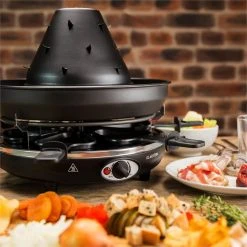 Klarstein Taste Volcano Tartarengrill Raclettegrill 1500 W 6 Personen Schwarz -KALDEWEI-Shop 8600359300 3715 prod 003