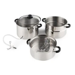 Klarstein Applebee Dampf-Entsafter Elektrisch 1500W Ø25cm 8 Liter Edelstahl -KALDEWEI-Shop 8600359300 4193 prod 003