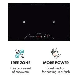 Klarstein Deejay Freizonen-Induktionskochfeld 3500 W Glaskeramik Touch Schwarz -KALDEWEI-Shop 8600359300 4253 prod 003