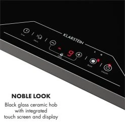 Klarstein Deejay Freizonen-Induktionskochfeld 3500 W Glaskeramik Touch Schwarz -KALDEWEI-Shop 8600359300 4253 prod 006