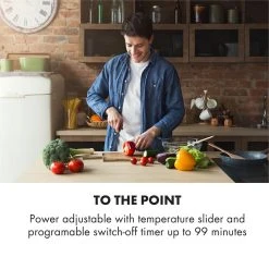 Klarstein Delicatessa Slim Domino Induktionskochfeld 3500W Timer Schwarz -KALDEWEI-Shop 8600359300 4866 prod 002