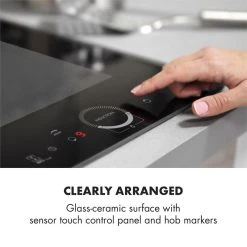 Klarstein Delicatessa Slim Domino Induktionskochfeld 3500W Timer Schwarz -KALDEWEI-Shop 8600359300 4866 prod 005