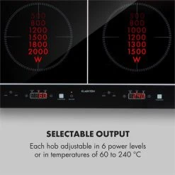 Klarstein VariCook Neo Induktions-Doppelkochfeld 3500W SenseControl Glaskeramik -KALDEWEI-Shop 8600359300 4874 prod 003