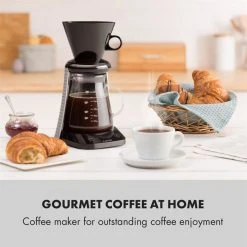 Klarstein Craft Coffee Waage Timer Glaskanne Filteraufsatz 600ml Schwarz/weiß -KALDEWEI-Shop 8600359300 4917 prod 002