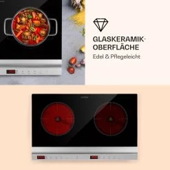 Klarstein MisterCook Duo Kochplatte Infrarot 3000W 90-650°C Abschalttimer -KALDEWEI-Shop 8600359300 4954 prod 003