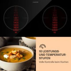 Klarstein MisterCook Duo Kochplatte Infrarot 3000W 90-650°C Abschalttimer -KALDEWEI-Shop 8600359300 4954 prod 005