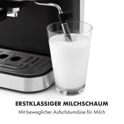 Klarstein Arabica Espressomaschine 1050W 15 Bar 1,5l Touch-Bedienfeld Edelstahl -KALDEWEI-Shop 8600359300 5147 prod 005