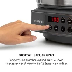 Klarstein Lady Marmalade Einkochautomat Getränkespender 27L 100°C 12h Edelstahl -KALDEWEI-Shop 8600359300 5176 prod 004