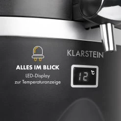 Klarstein Tap2Go Mobile 2-in1 Bierzapfanlage Mit Getränkekühler 5l/13l Schwarz -KALDEWEI-Shop 8600359300 5179 prod 006
