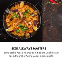 Klarstein Delicatessa 3 Induktionskochfeld 3 Zonen 5800W Glaskeramik Schwarz -KALDEWEI-Shop 8600359300 5222 prod 003