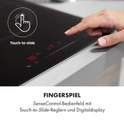 Klarstein Delicatessa 3 Induktionskochfeld 3 Zonen 5800W Glaskeramik Schwarz -KALDEWEI-Shop 8600359300 5222 prod 005