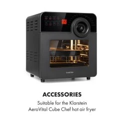 Klarstein AeroVital Cube Chef Pizzateller Hoher Grilleinsatz Zubehör Edelstahl -KALDEWEI-Shop 8600359300 5299 prod 002