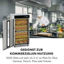 Klarstein Master Jerky 550 Dörrautomat 2400W 40-90 °C 24h-Timer Edelstahl Silber -KALDEWEI-Shop 8600359300 8054 prod 002