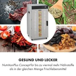 Klarstein Master Jerky 550 Dörrautomat 2400W 40-90 °C 24h-Timer Edelstahl Silber -KALDEWEI-Shop 8600359300 8054 prod 005