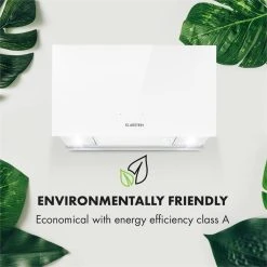 Klarstein Kronleuchter L Inselabzugshaube 60cm Abluft: 590m³/h LED Touch Glas Weiß -KALDEWEI-Shop 8600359300 9723 prod 003