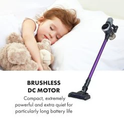 Klarstein Clean Butler 4G Silent Akku-Staubsauger 16 KPa 0,8l HEPA10 Violett -KALDEWEI-Shop 8600359300 9759 prod 003