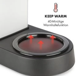 Klarstein GrandeGusto Kaffeemaschine 1690W 1,3l Pre-Infusion 96°C Schwarz -KALDEWEI-Shop 8600359300 9858 prod 006