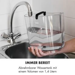 Klarstein BellaVita Kaffeemaschine 3-in-1 1450 W 20 Bar Milchschäumer -KALDEWEI-Shop 8600359300 9860 prod 005