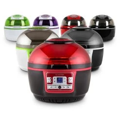 Klarstein VitAir Turbo Heißluftfritteuse Grün-weiß 1400W Grillen Backen 9l -KALDEWEI-Shop 8600359300 9928 prod 003