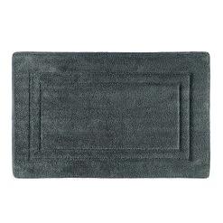 PANA® Viskoelastische Frottee Badematte • Hochflor Badvorleger • Duschvorleger Mit Viskoelastischem Memoryschaum • Rutschfest Und Saugstark • Größe: 50 X 80 Cm • Versch. Farben