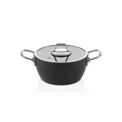 The Mia Kochtopf La Mia Cucina Tiefer Topf - Ø 24cm Mit Deckel