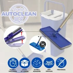 Starlyf® Autoclean Mop - Selbstreinigendes Wischsystem Mikrofasermopp Und Eimer Autoclean Mop -KALDEWEI-Shop 8600363000 VHGVACIND0380 prod 003