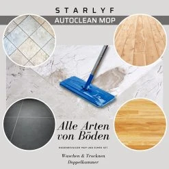 Starlyf® Autoclean Mop - Selbstreinigendes Wischsystem Mikrofasermopp Und Eimer Autoclean Mop -KALDEWEI-Shop 8600363000 VHGVACIND0380 prod 006