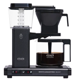 Moccamaster Filterkaffeemaschine KBG Select, Stone Grey