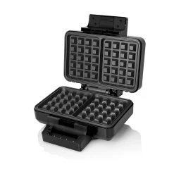 WILFA Waffeleisen GAUFRES Für 2 Belgische Waffeln, 1000 Watt, BW-1000B, Schwarz -KALDEWEI-Shop 8600364500 603904 prod 003