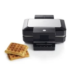 WILFA Waffeleisen GAUFRES Für 2 Belgische Waffeln, 1000 Watt, BW-1000B, Schwarz -KALDEWEI-Shop 8600364500 603904 prod 005