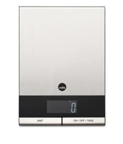 WILFA Küchenwaage GRAM STÅL, Bis 5 Kg, KW-4, Silber