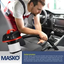 Masko® Industriestaubsauger Staubsauger Nass Trocken Sauger Edelstahl Max. 1800W 13 Masko® Industriestaubsauger Staubsauger Nass Trocken Sauger Edelstahl Max. 1800W -KALDEWEI-Shop 8600364700 18540 prod 006