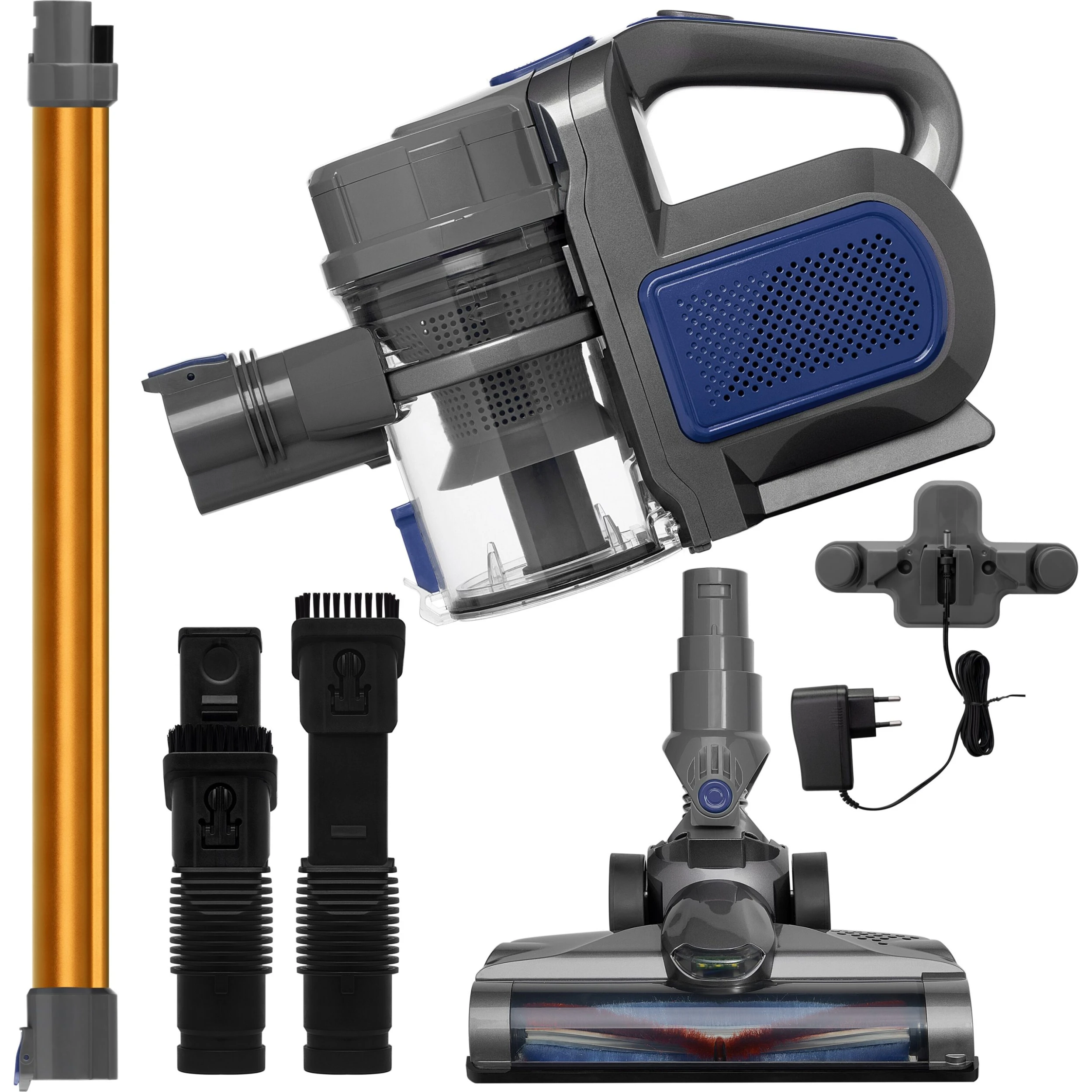 KESSER® 2in1 Zyklon Akku Staubsauger Handstaubsauger | Beutel- Kabelloser | Betriebszeit Bis 55 Min | Elektrobürste | Lithium-Ionen Akku | Decken- Bodenreinigung, | Wandhalterung | 5 KESSER® 2in1 Zyklon Akku Staubsauger Handstaubsauger | Beutel- Kabelloser | Betriebszeit Bis 55 Min | Elektrobürste | Lithium-Ionen Akku | Decken- Bodenreinigung, | Wandhalterung | – Bild 3