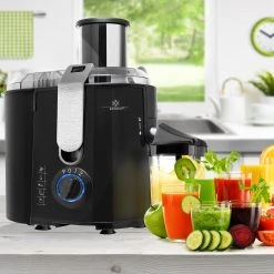 KESSER® Entsafter Für Obst Und Gemüse Aus Edelstahl 1100W Große 85 Mm Einfüllöffnung Inkl. Reinigungsbürste Und Saftbehälter 3 Geschwindigkeitsstufen, Saftpresse Juicer -KALDEWEI-Shop 8600364700 19648 prod 003