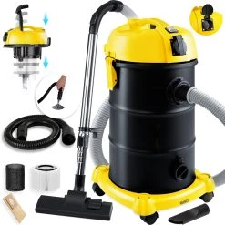 MASKO® 6IN1 Industriestaubsauger Staubsauger Nass Trocken Sauger Aschesauger 2300W + Steckdose ? Blasfunktion ? Trocken-Saugen & Nass-Saugen | Industrie-Sauger Mit & Ohne Beutel | Beutellos