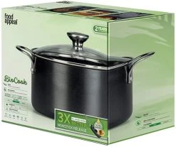 Food Appeal BioCook Kochtopf, Induktionstopf, Bratentopf, Kasserolle 20cm, 2,8l Mit Glasdeckel | Braten Ohne Öl Mit Bio-Beschichtung, Nonstick, Antihaft -KALDEWEI-Shop 8600365100 10141 prod 002