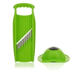 Börner BÖRNER Welle-Waffel XXL PowerLine Mit Fruchthalter | Reibe & Gemüsehobel | Grün -KALDEWEI-Shop 8600365100 6853 prod 003