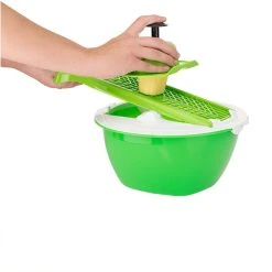 Börner BÖRNER Multimaker - Getönt: Schüssel Mit Frischhaltedeckel, Sieb & Multiplate | Aufbewahrungsbehältnis | Grün -KALDEWEI-Shop 8600365100 6983 prod 006