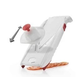 Borner Börner V5 PowerLine Plus Set Gemüsehobel, Obst- & Gemüseschneider Mit Fruchthalter, Scheibeneinschub, Sparschäler, 10 Schnittarten, 6 Tlg. Set, Weiß -KALDEWEI-Shop 8600365100 8755 prod 005