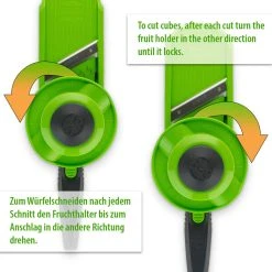 Borner Multi Dicer & Slicer Vegetable Grater Fruit Slicer Mini Slicer Julienne Slicer Onion Dicer Thin Stripes Fruit And Vegetable Slicer Green/grey -KALDEWEI-Shop 8600365100 9406 prod 006